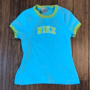 Nike cute/cool top (glitter on it some faded)